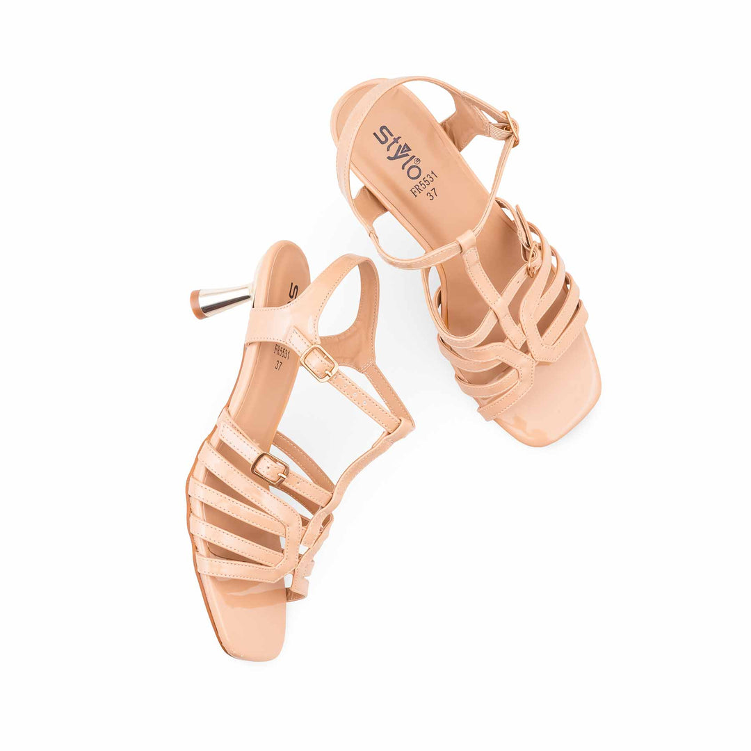 Beige Formal Sandal For Women FR5531