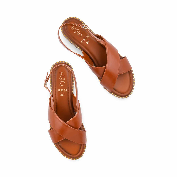 Tan Formal Sandal For Women FR5536