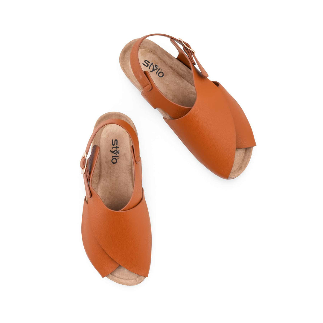 Tan Formal Sandal For Women FR5554