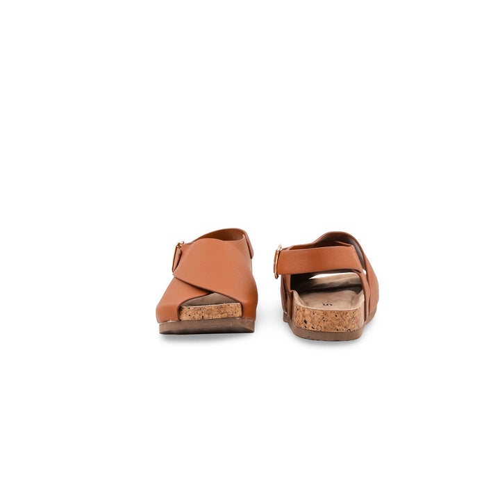 Tan Formal Sandal For Women FR5554