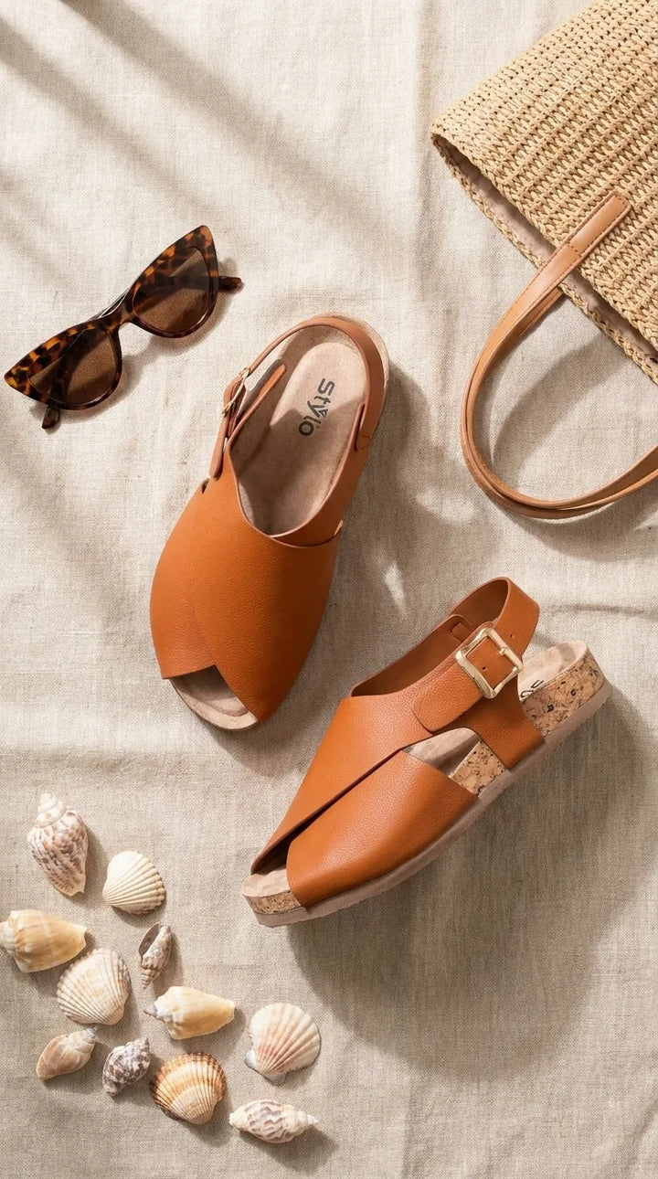Tan Formal Sandal For Women FR5554