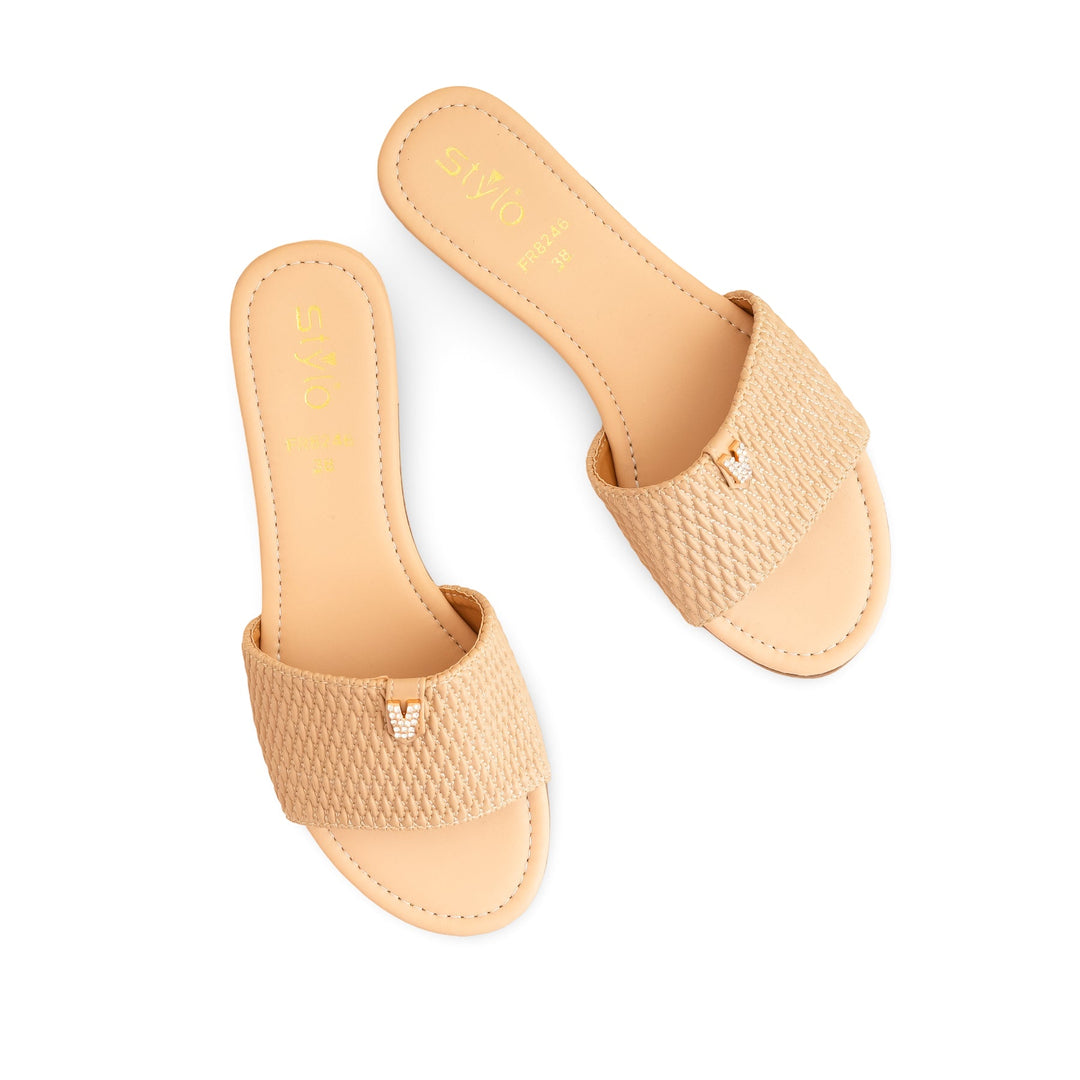 Beige Formal Slipper FR8246