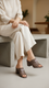 Grey Formal Slipper FR8271