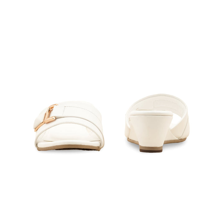 White Formal Slipper FR8281