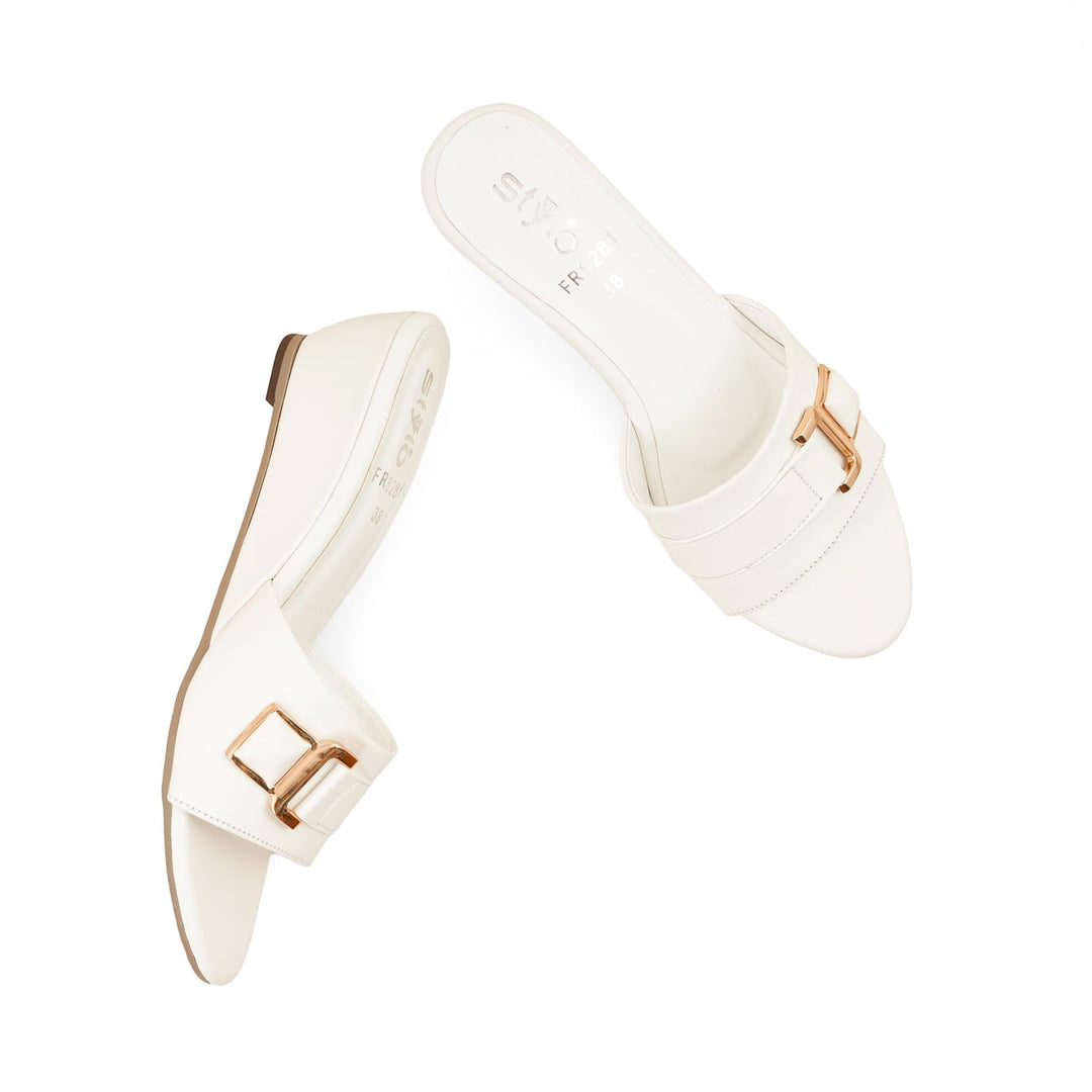 White Formal Slipper FR8281