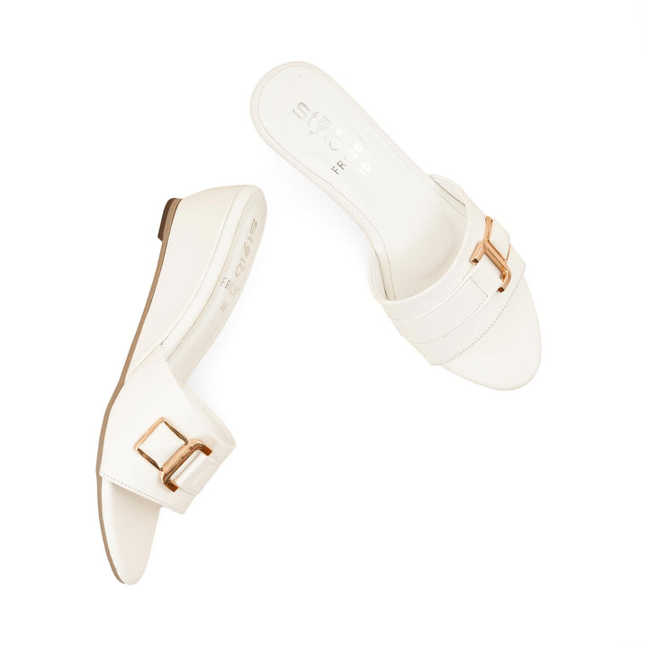 White Formal Slipper FR8281