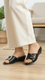 Black Formal Slipper FR8282