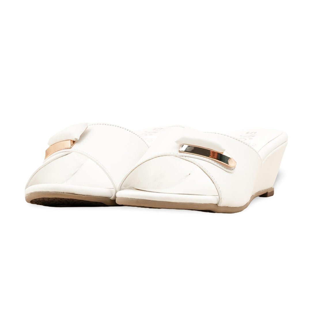 White Formal Slipper FR8282