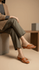 Mustard Formal Slipper FR8286