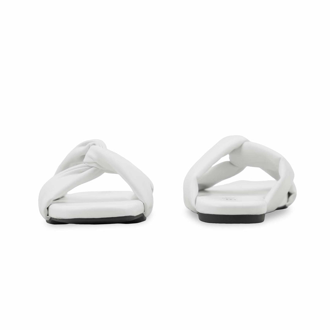 White Formal Slipper For Women FR8292