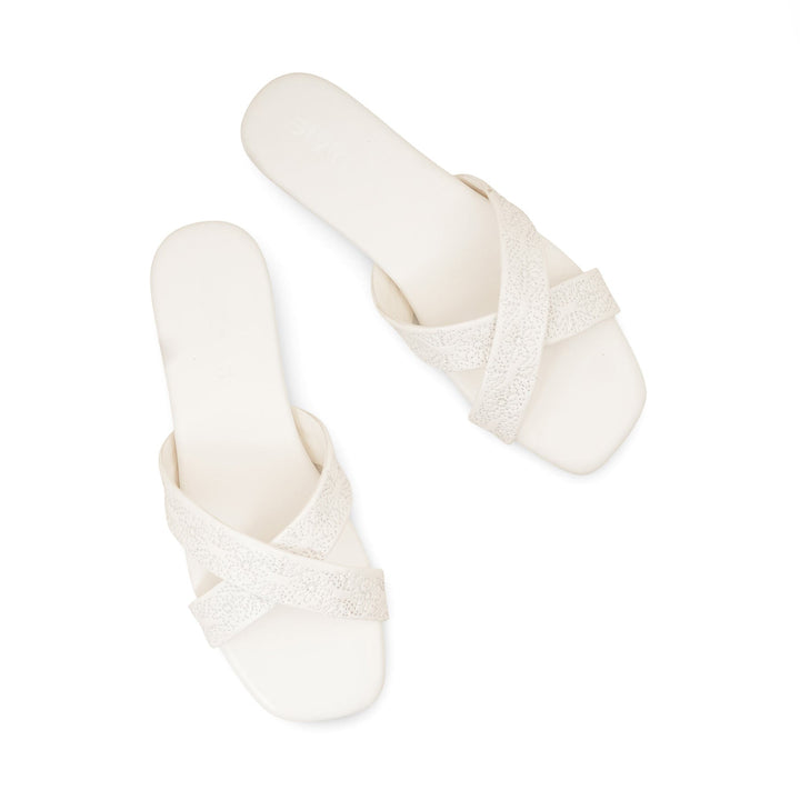 White Formal Slipper FR8294