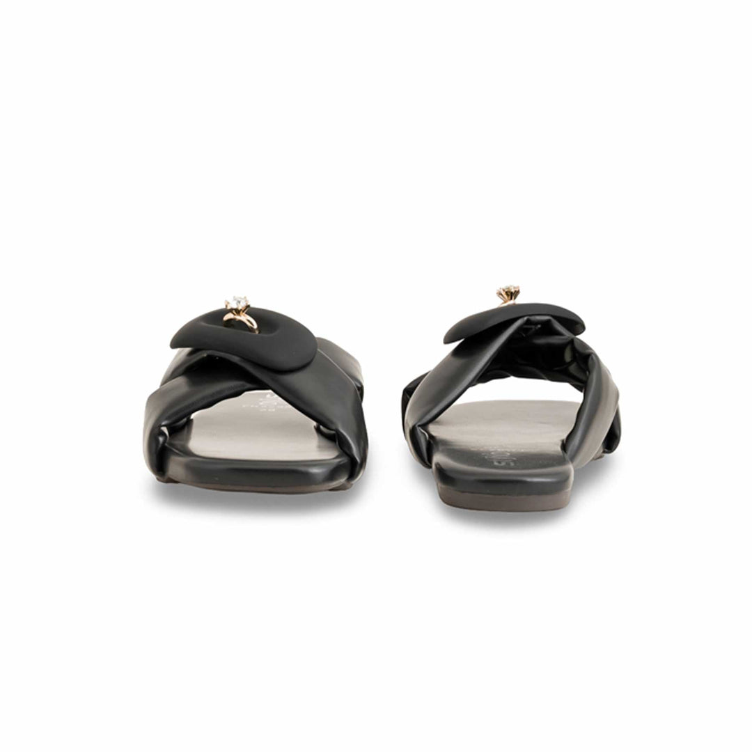 Black Formal Slipper For Women FR8296