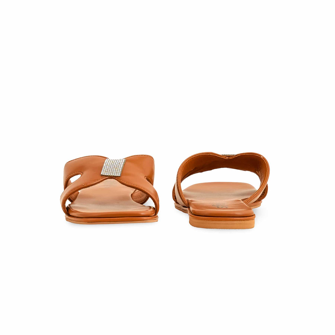 Mustard Formal Slipper For Women FR8303