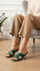 Green Formal Slipper For Women FR8321
