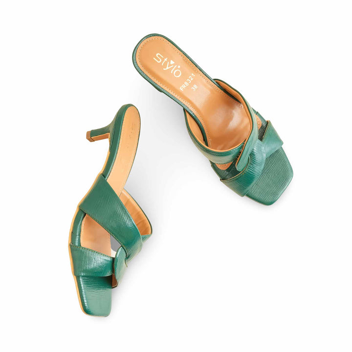 Green Formal Slipper For Women FR8321