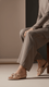 Cream Formal Women Slipper FR8330