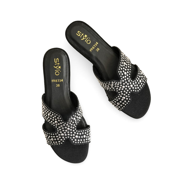 Black Formal Slipper FR8334