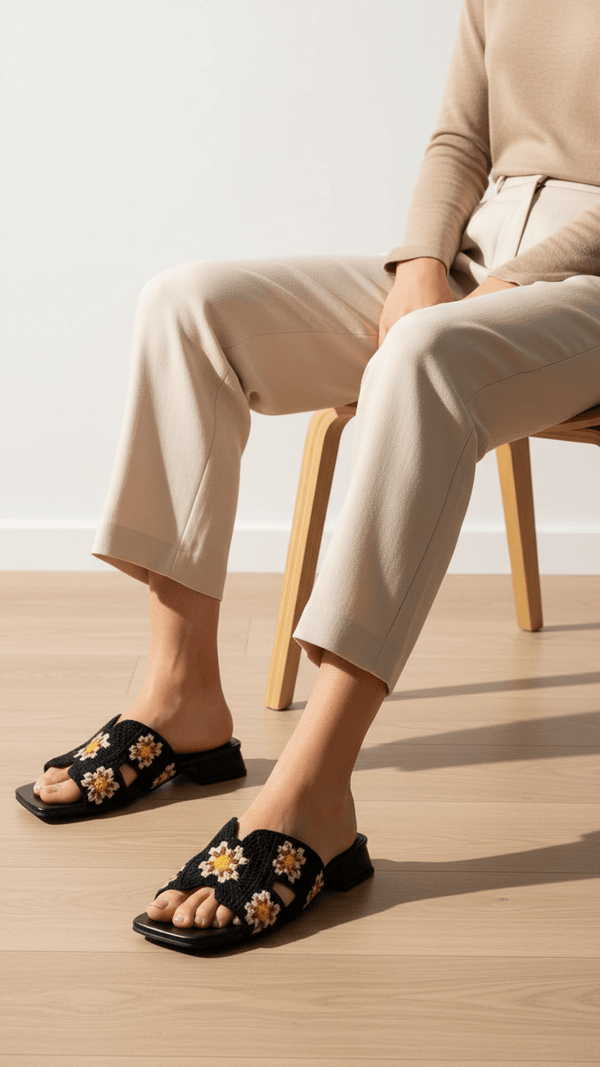 Black Formal Slipper FR8339