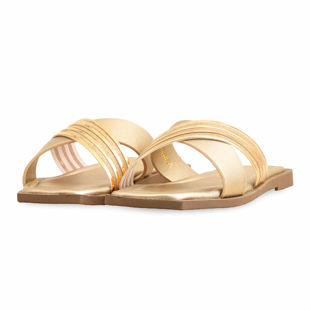 Golden Formal Slipper FR8346