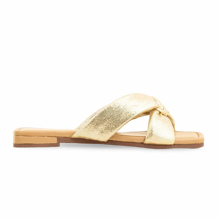 Golden Formal Slipper For Women FR8354