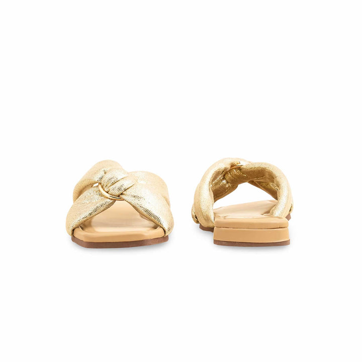 Golden Formal Slipper For Women FR8354
