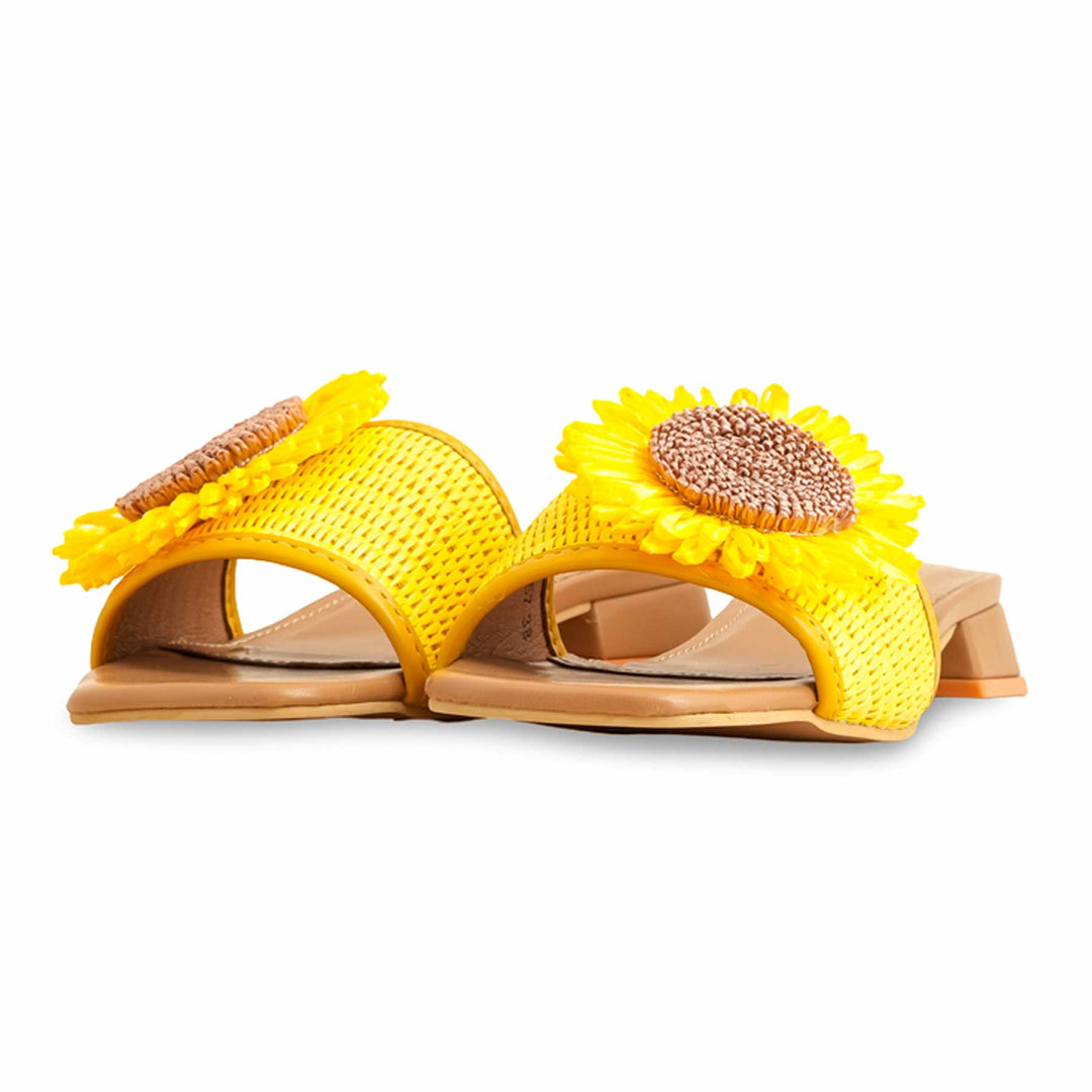 Yellow Formal Slipper FR8357