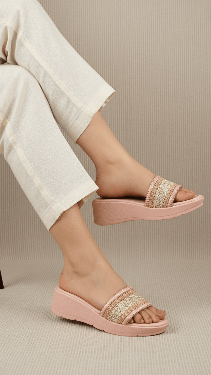 Pink Formal Slipper For Ladies FR8361