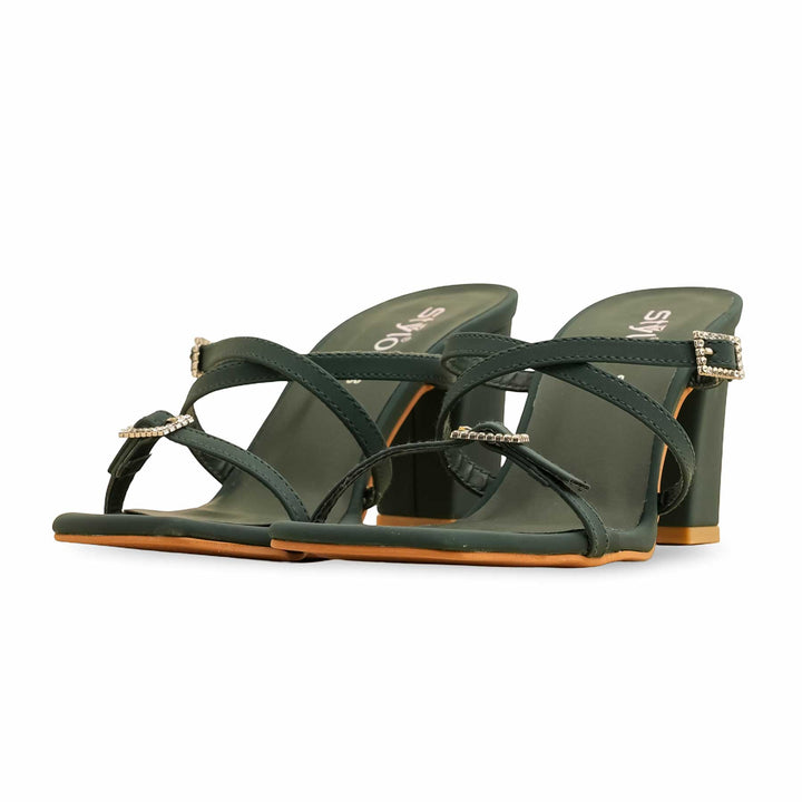 Green Formal Women Slipper FR8368