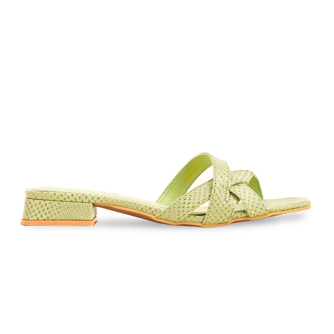 Green Formal Slipper For Ladies FR8375
