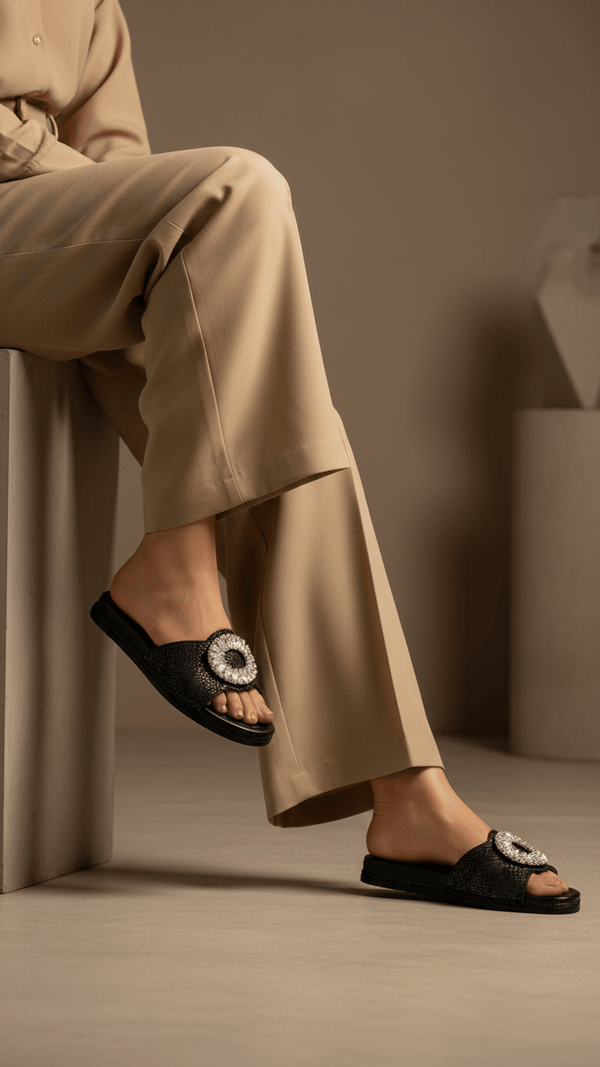 Black Formal Slipper FR8376