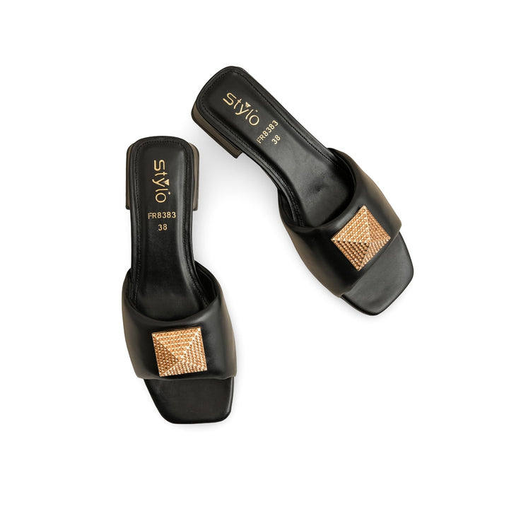 Black Formal Slipper FR8383