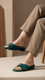 Green Formal Slipper FR8392