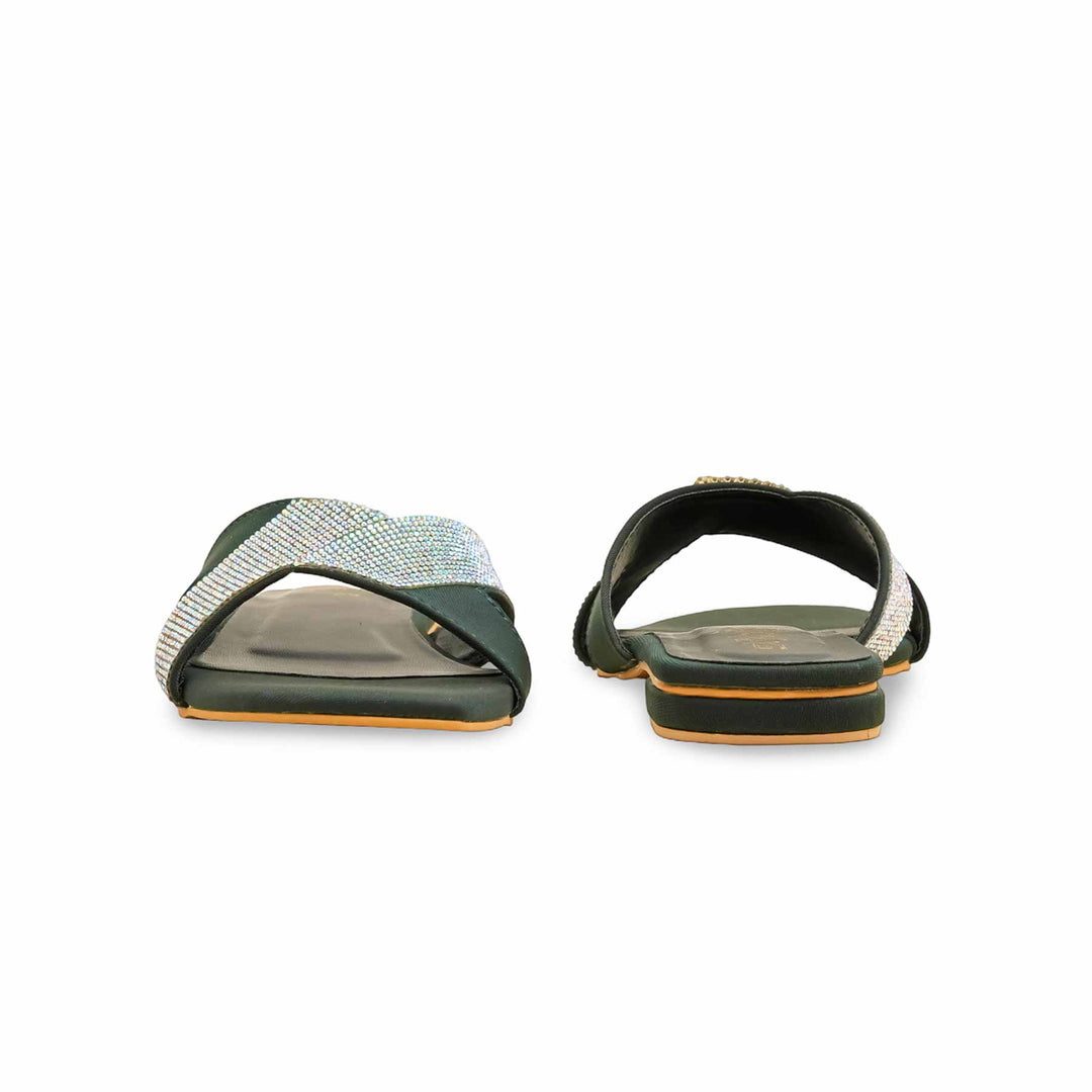 Green Formal Slipper FR8397