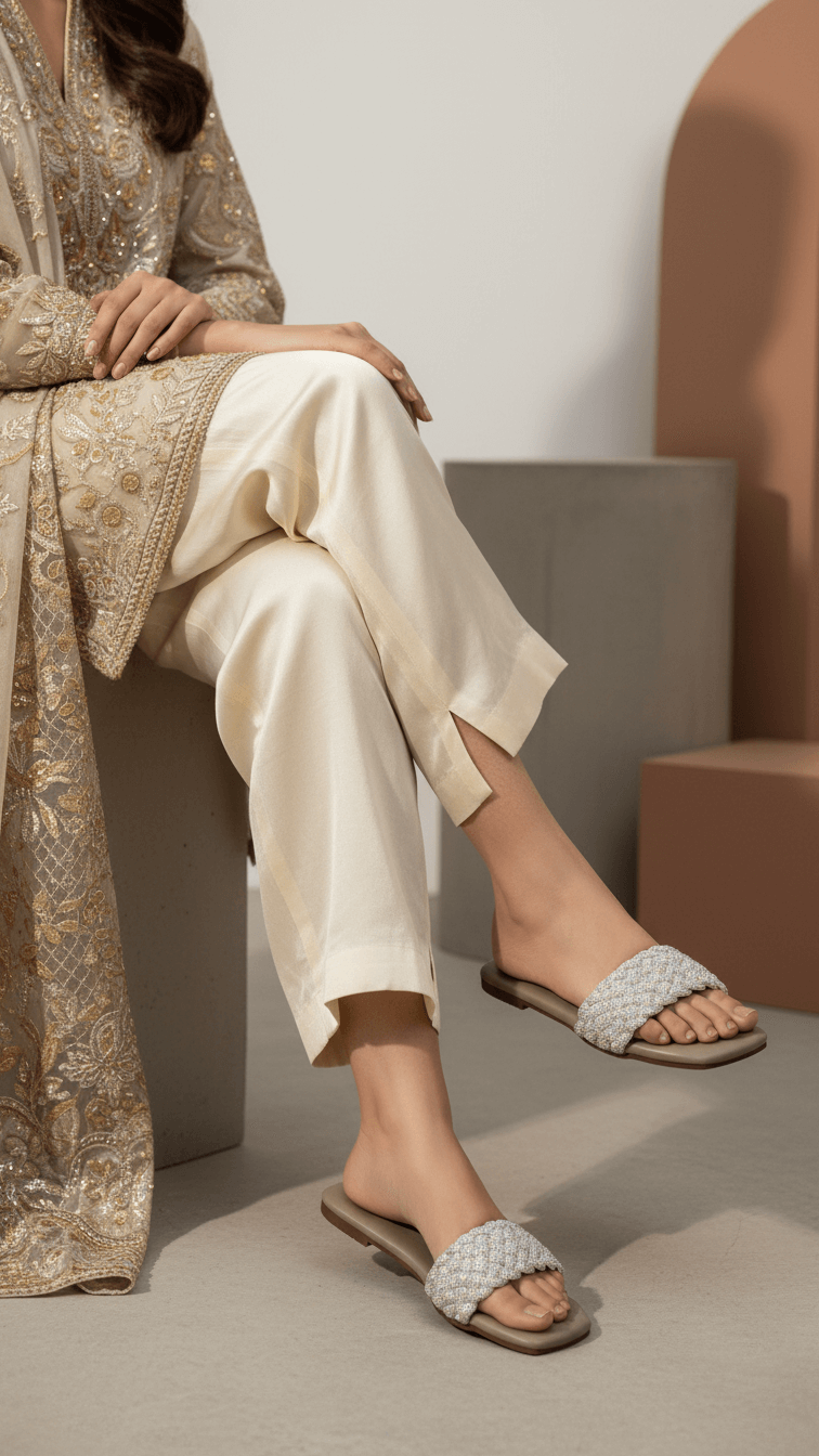 Brown Formal Slipper FR8400