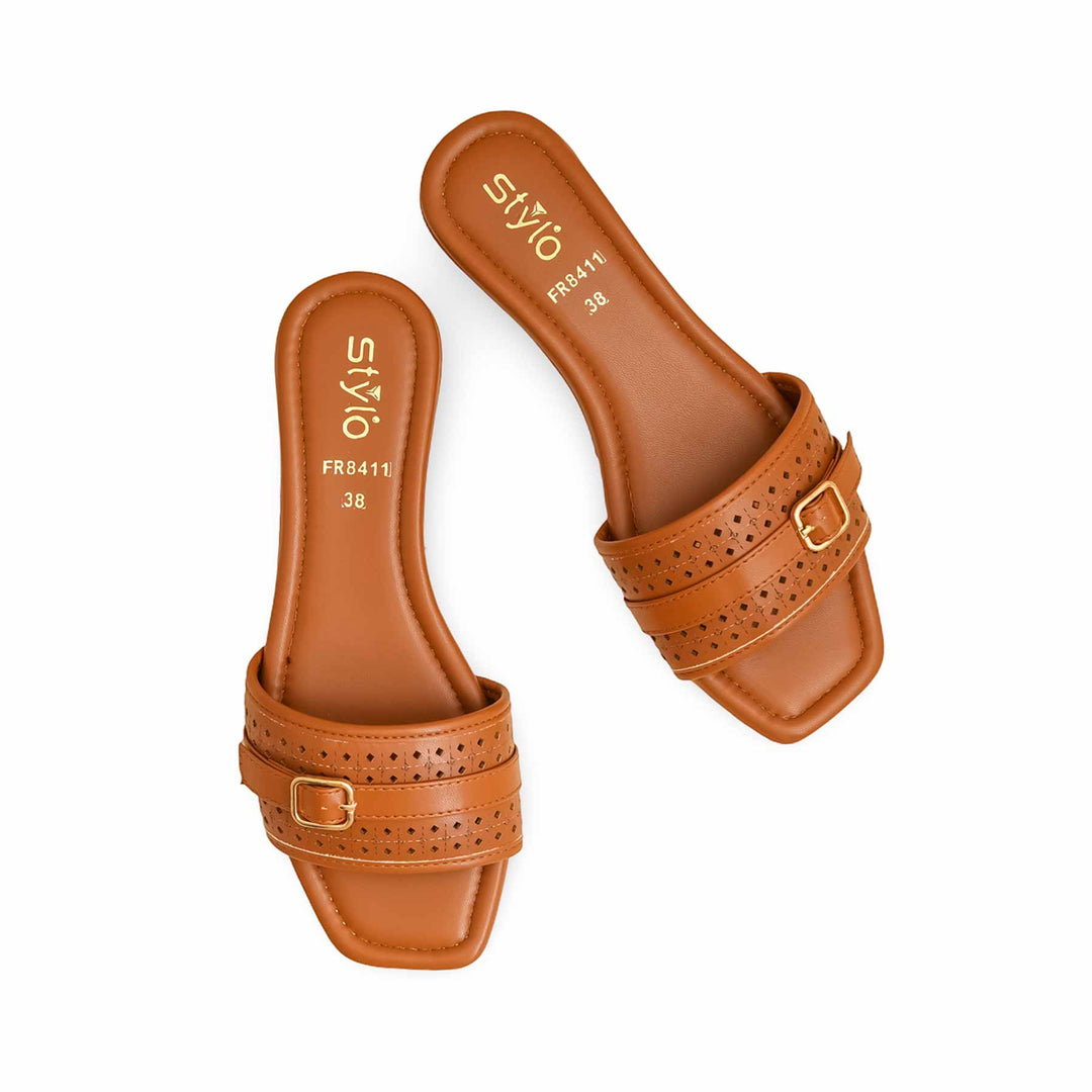 Tan Formal Slipper FR8411
