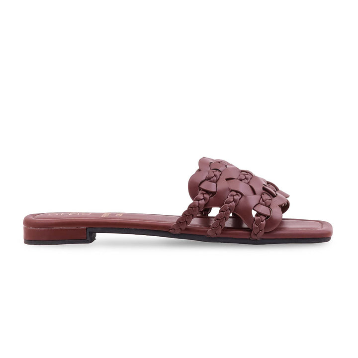 Coffee Formal Slipper For Ladies FR8430