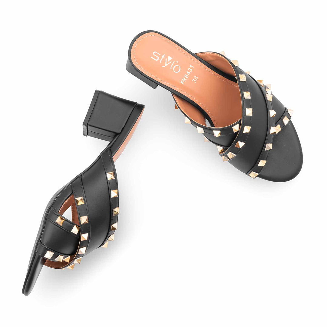 Black Formal Women Slipper FR8431