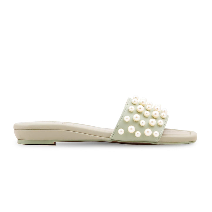 Green Formal Slipper For Women FR8432