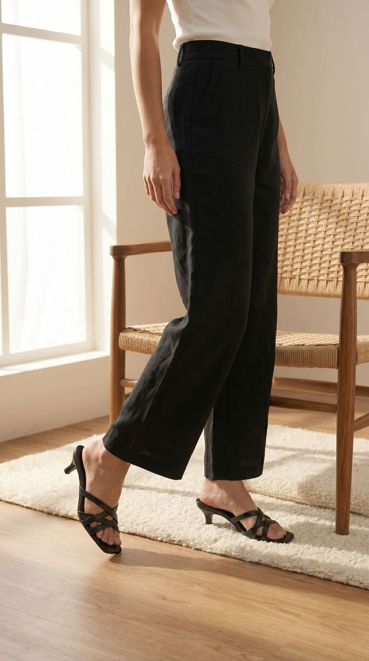 Black Formal Slipper For Women FR8437