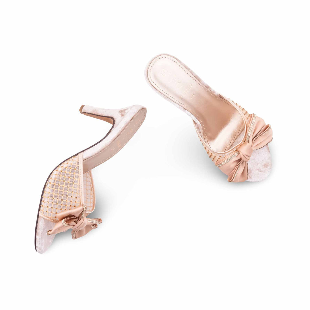 Beige Formal Slipper For Ladies FR8438