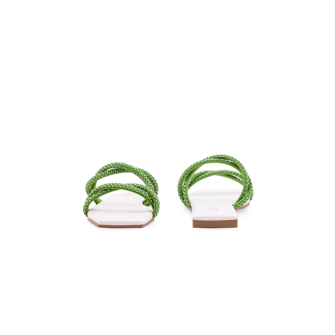 Green Formal Women Slipper FR8440