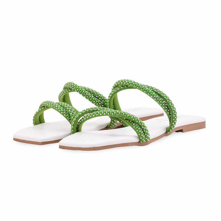 Green Formal Women Slipper FR8440