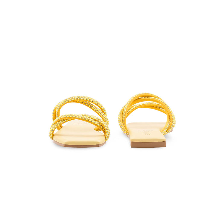 Yellow Formal Slipper For Women FR8440