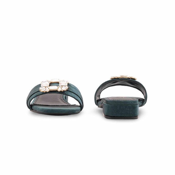 Green Formal Slipper For Women FR8441