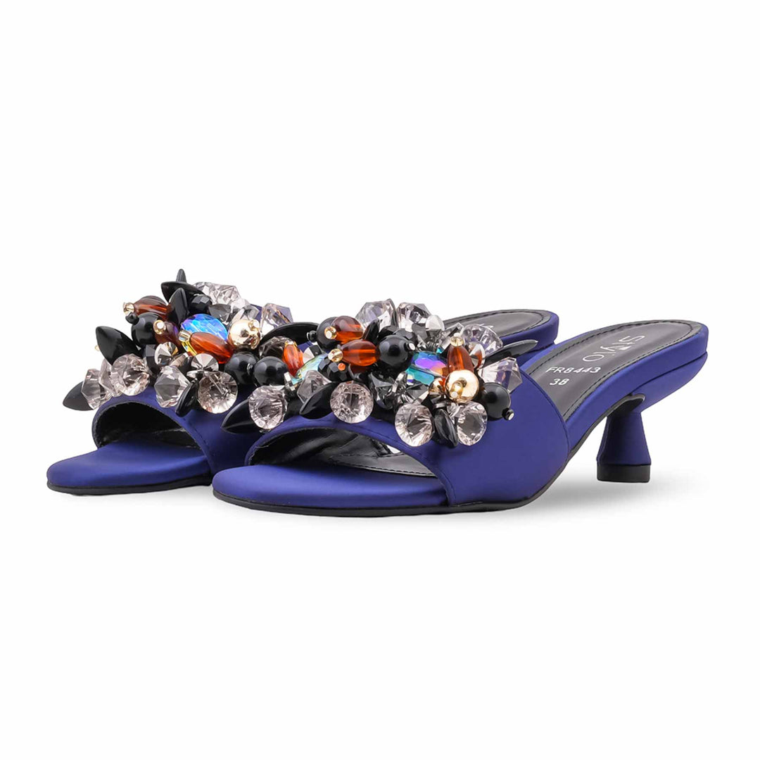 Navy Formal Slipper For Women FR8443