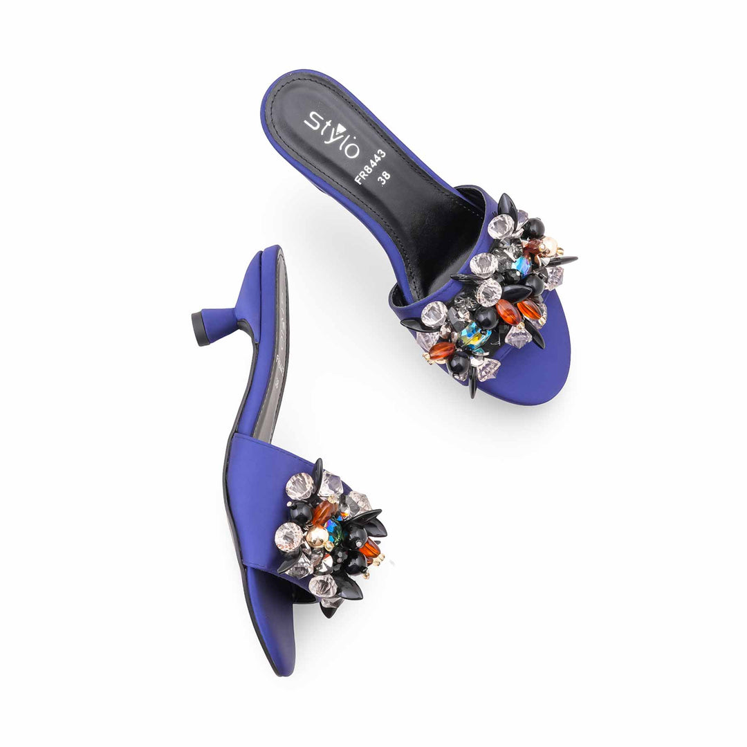 Navy Formal Slipper For Women FR8443