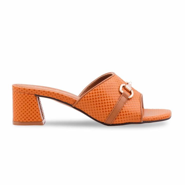 Tan Formal Slipper For Ladies FR8447