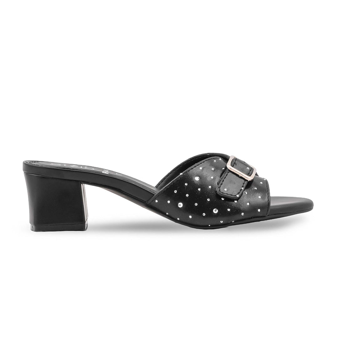 Black Formal Slipper For Women FR8448