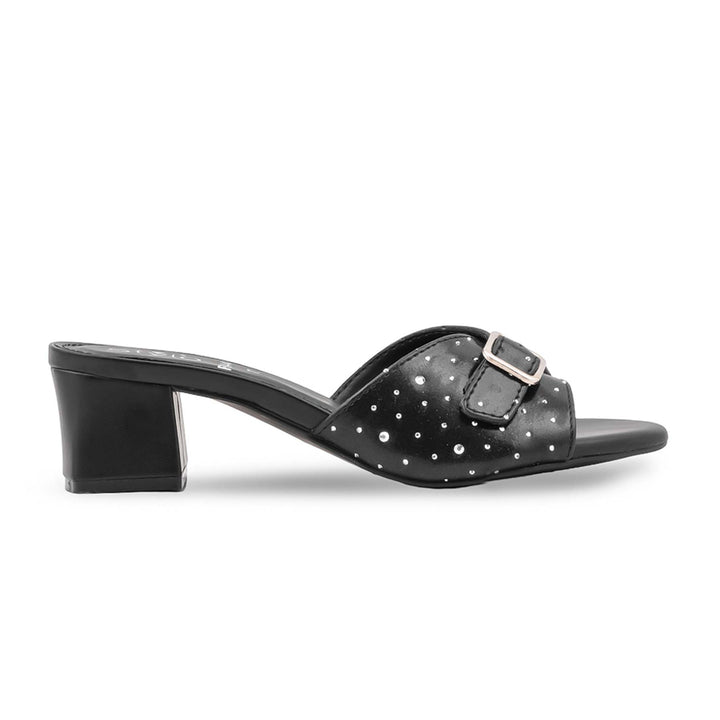 Black Formal Slipper For Women FR8448