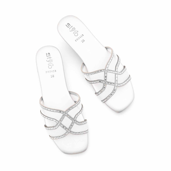 Grey Formal Slipper For Ladies FR8458